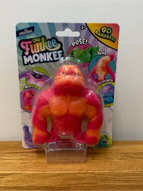 ORB Funkee Monkee Pink/Orange Sensory Fidget Smush